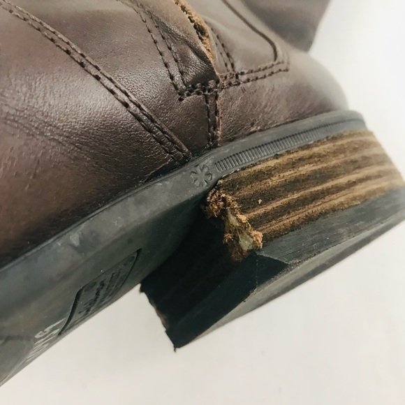 Sam Edelman Patton 2 Brown Leather Riding Boots - Size 8 - Picture 13 of 14